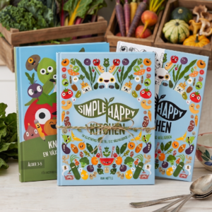 Bokpaket: Simple Happy Kitchen + Knattebok & Målarbok (Spara 20 %!)